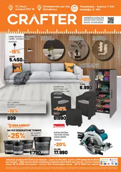 Pregled Crafter kataloga - važi od 02.02.2026