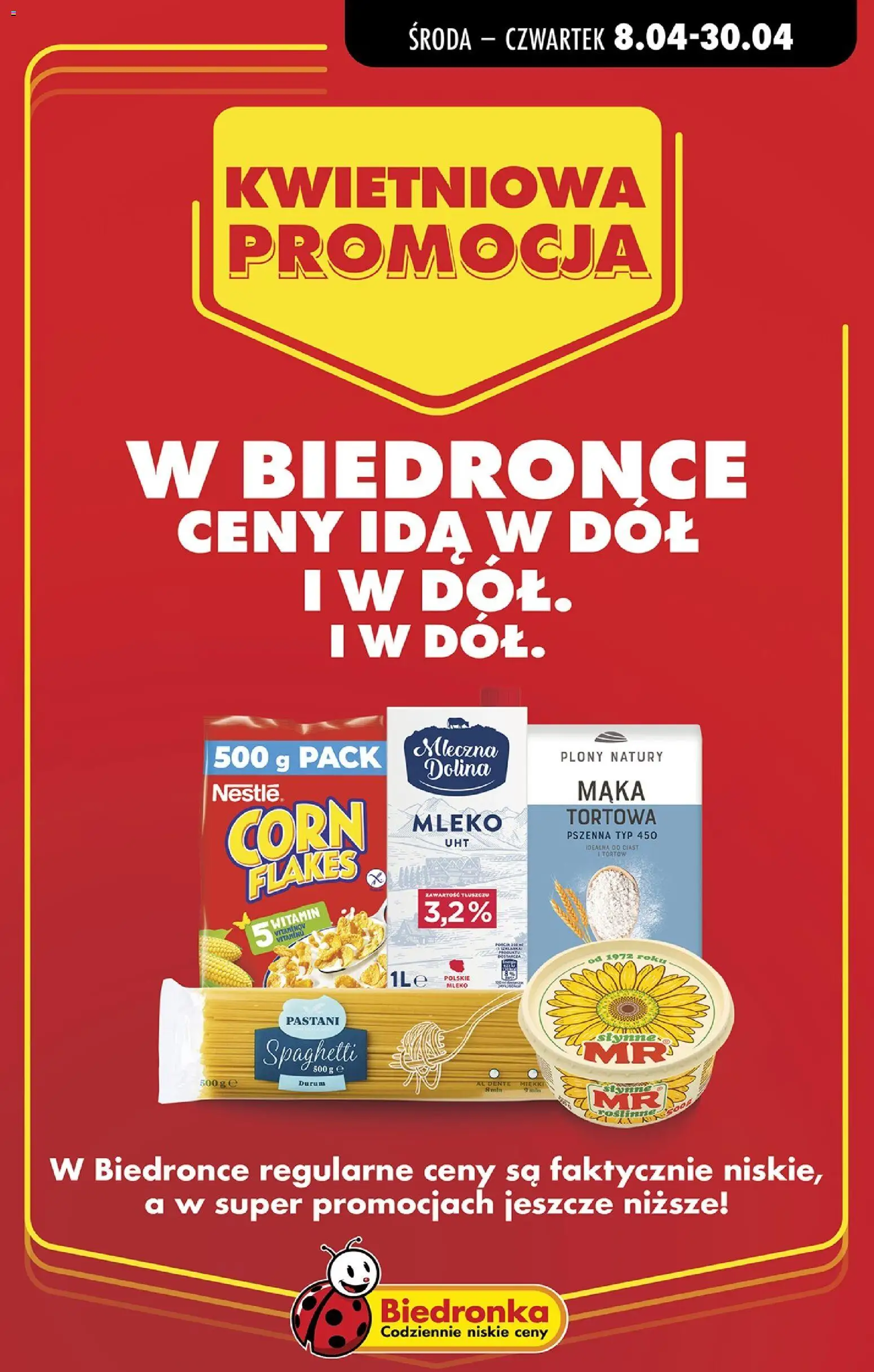 Pogląd gazetki "Biedronka gazetka - Kwietniowa promocja" ze sklepu Biedronka ważnej od 08.04.2026
