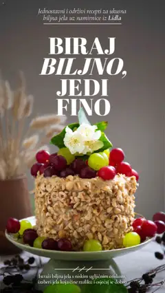 Pregled letka Biraj biljno, jedi fino trgovine Lidl vrijedi od 11.03.2025