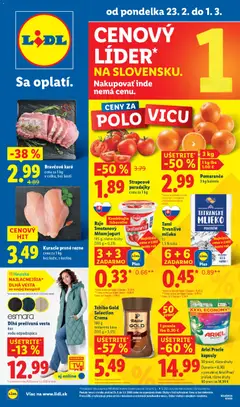 Náhľad Lidl letáku platného od 23.02.2026