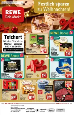 Vorschau von dem Prospekt des Geschäftes Rewe, gültig ab dem 15.12.2025