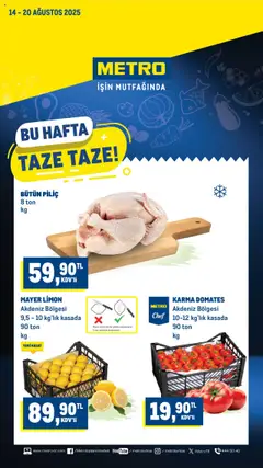 Metro Katalog 14.08.2025 - Broşürünün önizlemesi