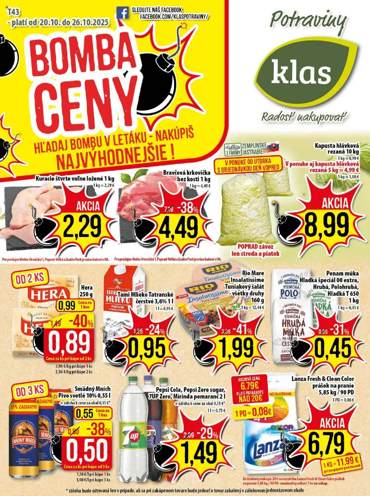 Klas Leták od pondelka 20.10.2025 > Aktuálny online