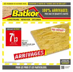 Prévisualisation de Catalogue du magasin Batkor formulaire valide 08/10/2025