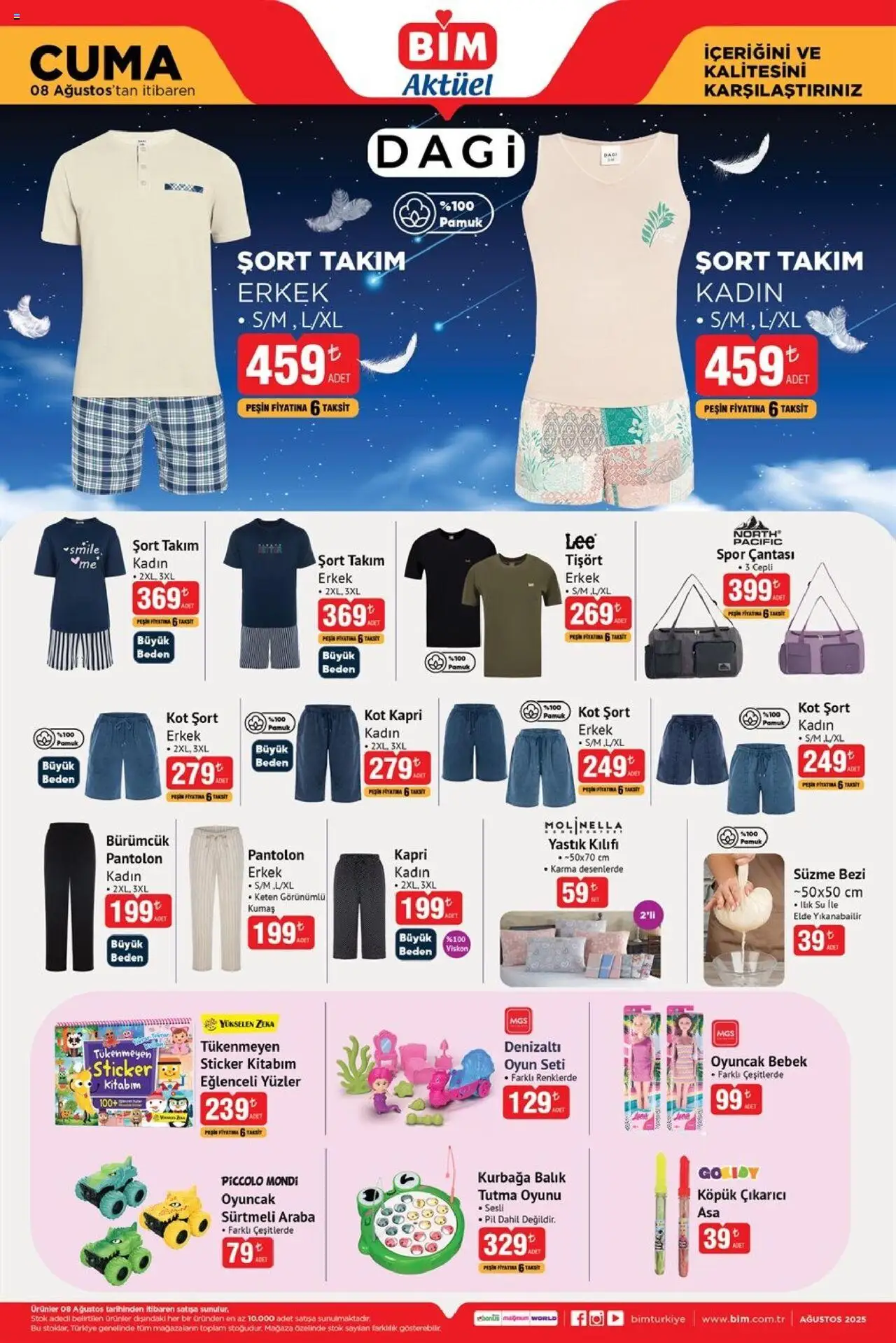 BİM Katalog bu hafta (08 Ağustos 2025) - Aktüel Broşür - Sayfa numarası 1