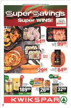 Preview of KWIKSPAR flyer valid from 08/09/2025