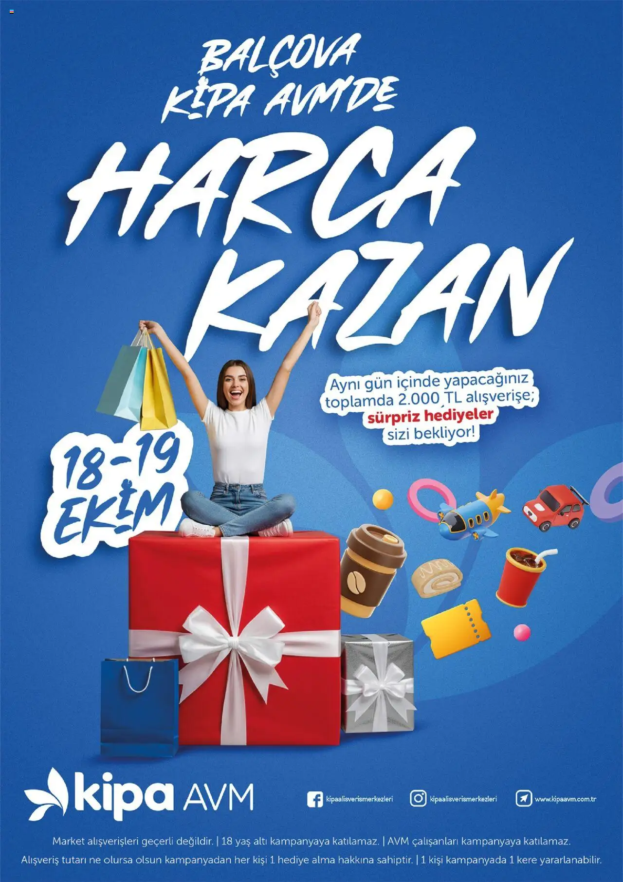 Kipa AVM Balçova Kipa AVM'de Harca Kazan Günleri! (18 - 19 Ekim 2025) - Sayfa numarası 1