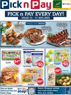 Preview of Pick n Pay flyer valid from 11/08/2025