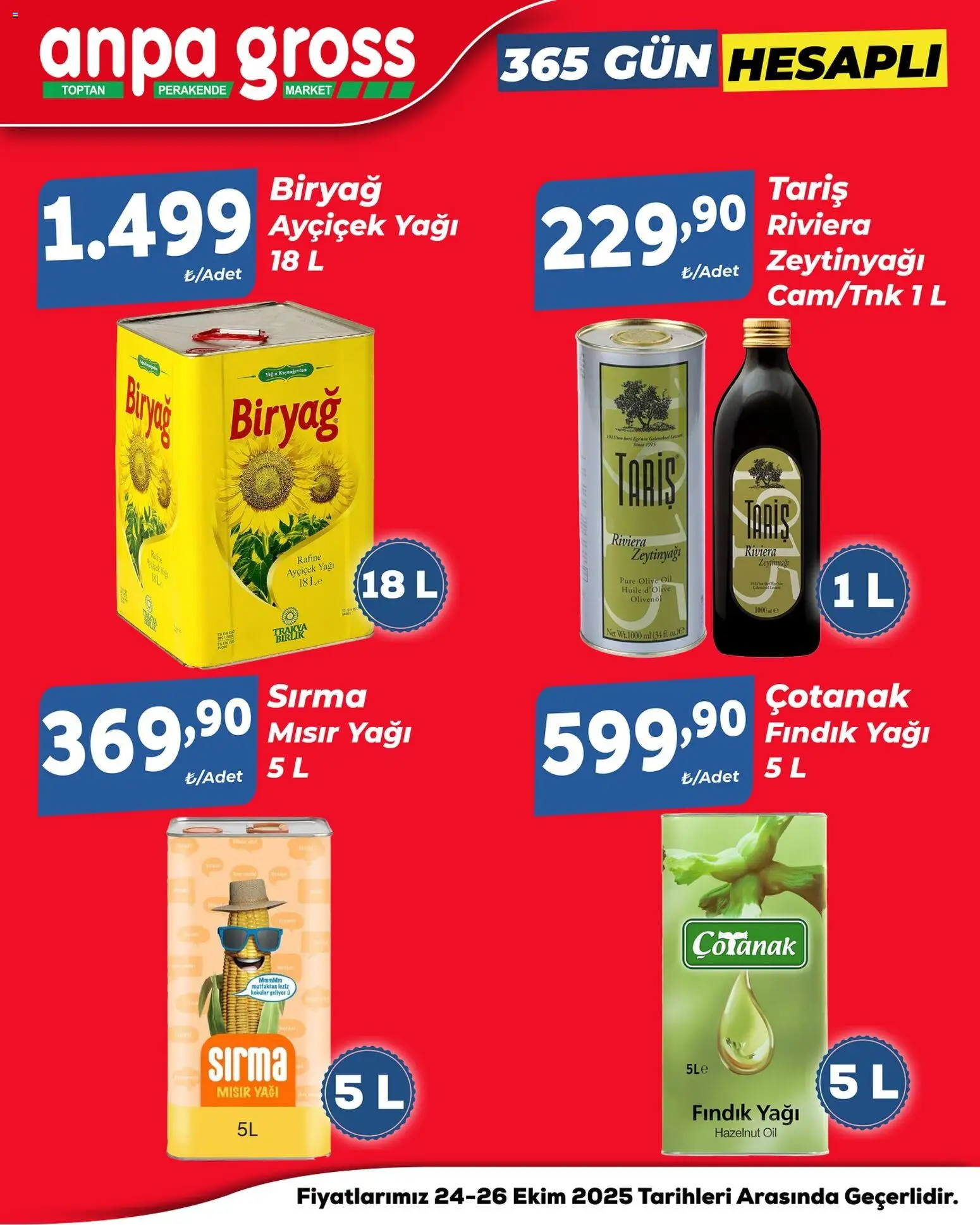 Anpa Gross Hafta Sonu Fırsatları (24 - 26 Ekim 2025) - Sayfa numarası 1