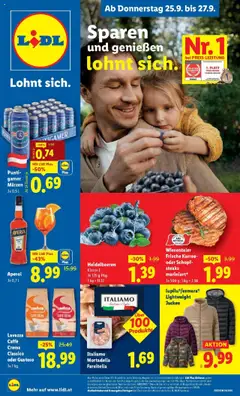 Vorschau der Angebote: Lidl Fohnsdorf, Neunkirchen, Graz gültig ab 25.09.2025