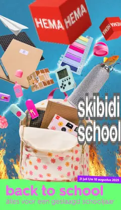 Voorbeeld van Folder / Publicité van winkel Hema geldig vanaf 21/07/2025