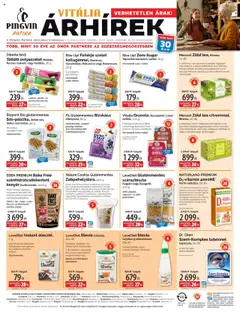 Pingvin Patika - Pingvin Vitália Árhírek megtekintése, amely érvényes 2025.10.01.-től