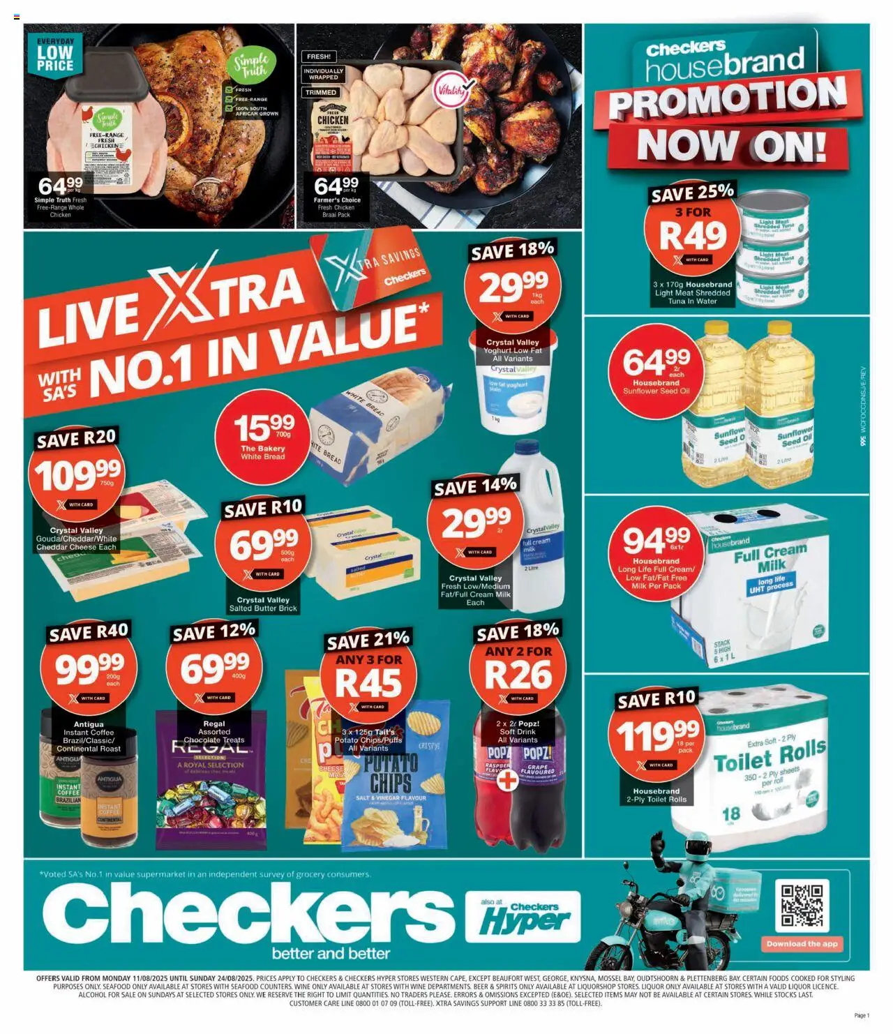 Checkers Western Cape - August Mid-Month Promotion 11/08 - 24/08/2025 >> Catalogue
