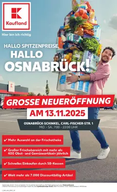 Vorschau von dem Prospekt des Geschäftes Kaufland, gültig ab dem 06.11.2025