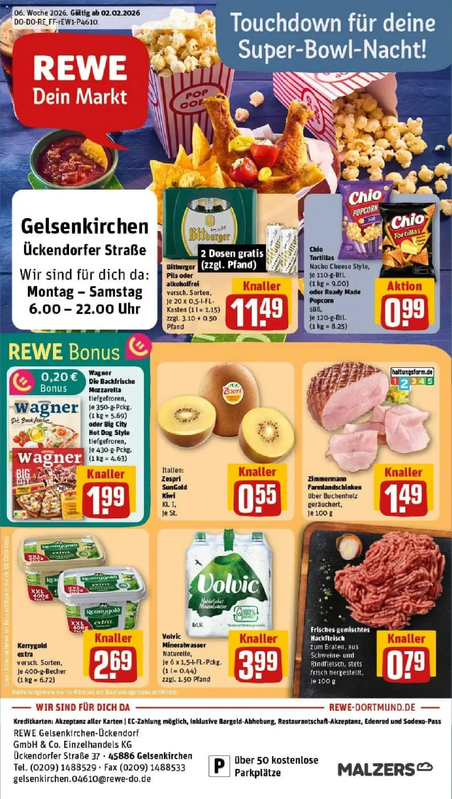 Vorschau von dem Prospekt des Geschäftes Rewe, gültig ab dem 02.02.2026