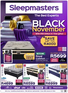 Preview of Sleepmasters flyer valid from 10/11/2025 | Page: 1