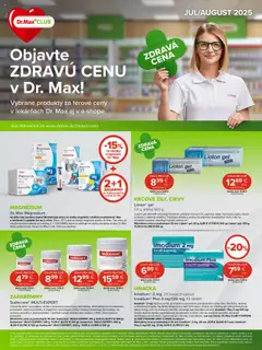 Náhľad Dr. Max letáku platného od 01.07.2025