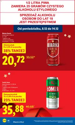 Pogląd gazetki "Gazetka" ze sklepu Lidl ważnej od 08.12.2025 | Strona: 20