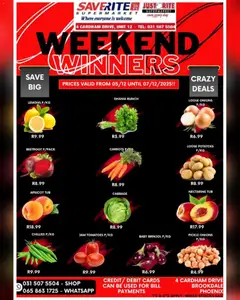 Preview of Saverite flyer valid from 05/12/2025