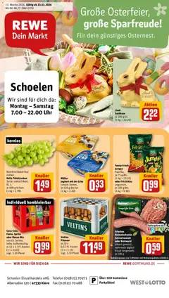 Vorschau von dem Prospekt des Geschäftes Rewe, gültig ab dem 23.03.2026