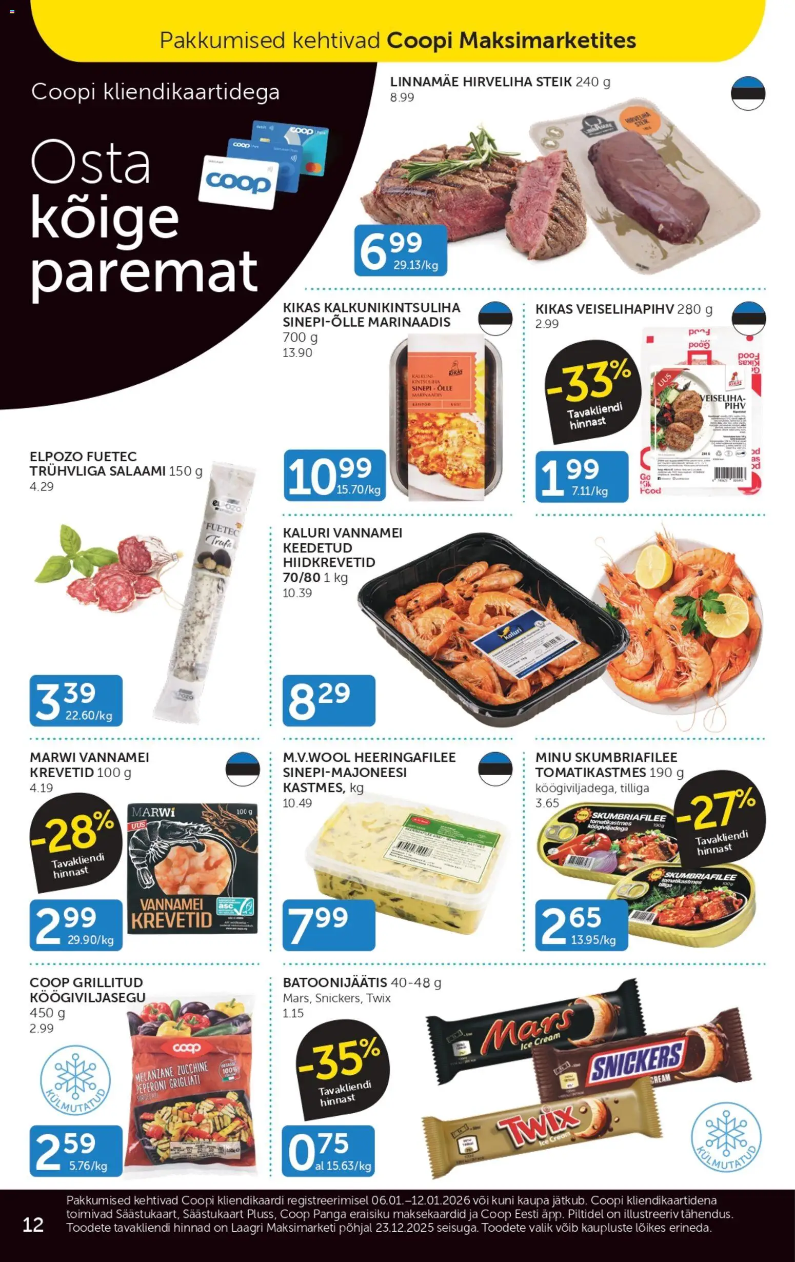 Coop kliendilehe eelvaade alates 2026.01.06