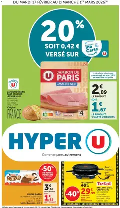 Prévisualisation de Prospectus du magasin Hyper U formulaire valide 17/02/2026