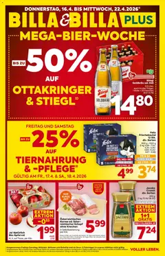 Vorschau der Angebote: Billa Billa Flugblatt - Niederösterreich gültig ab 16.04.2026