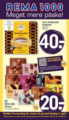 Eksempel på tilbudsavis Rema 1000 - Uge 13 Indstik fra butik Rema 1000 gyldig fra 26/03/2026