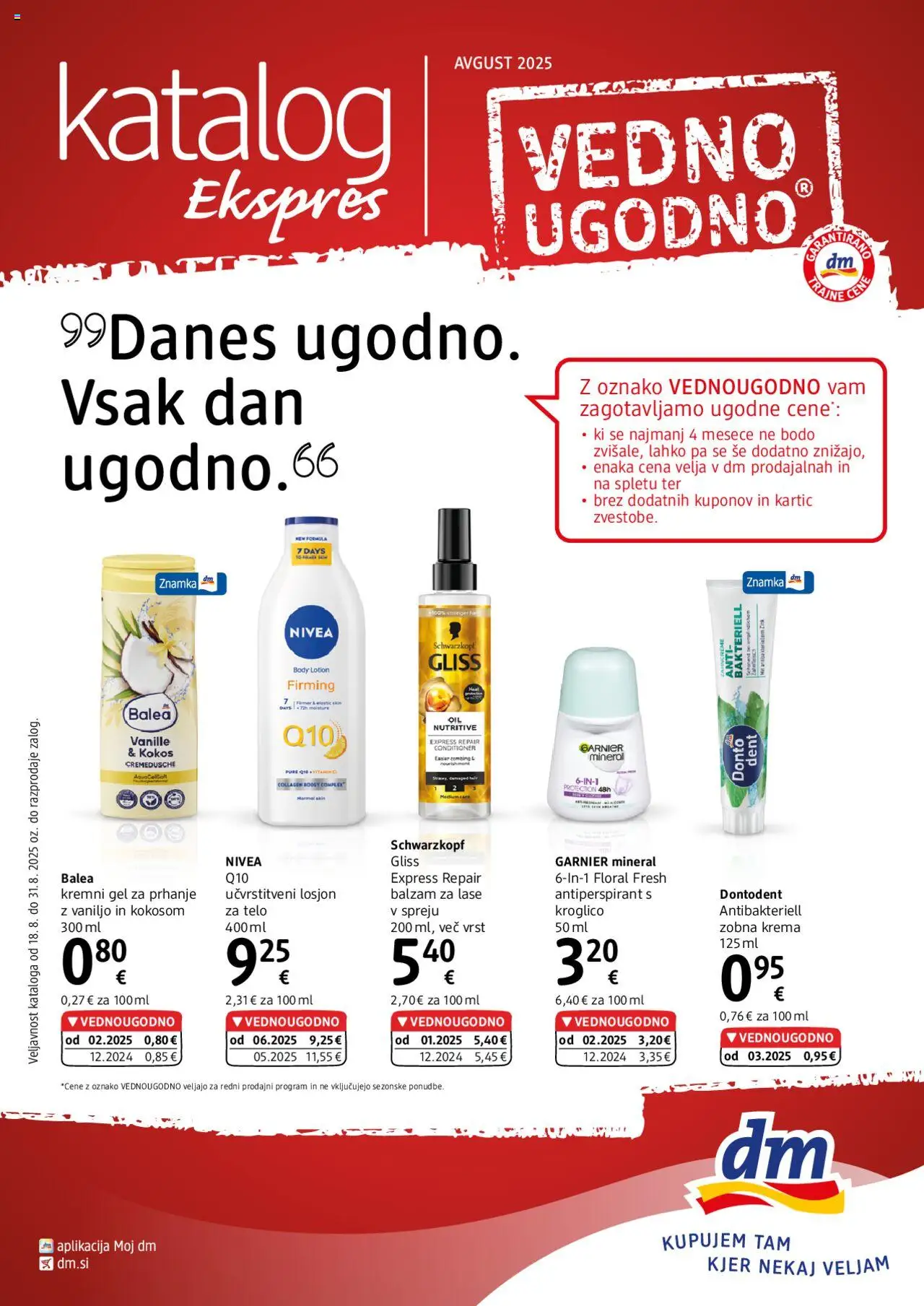 DM Drogerie Markt Katalog ekspres od 18.08.2025 - aktualna ponudba - stran 1