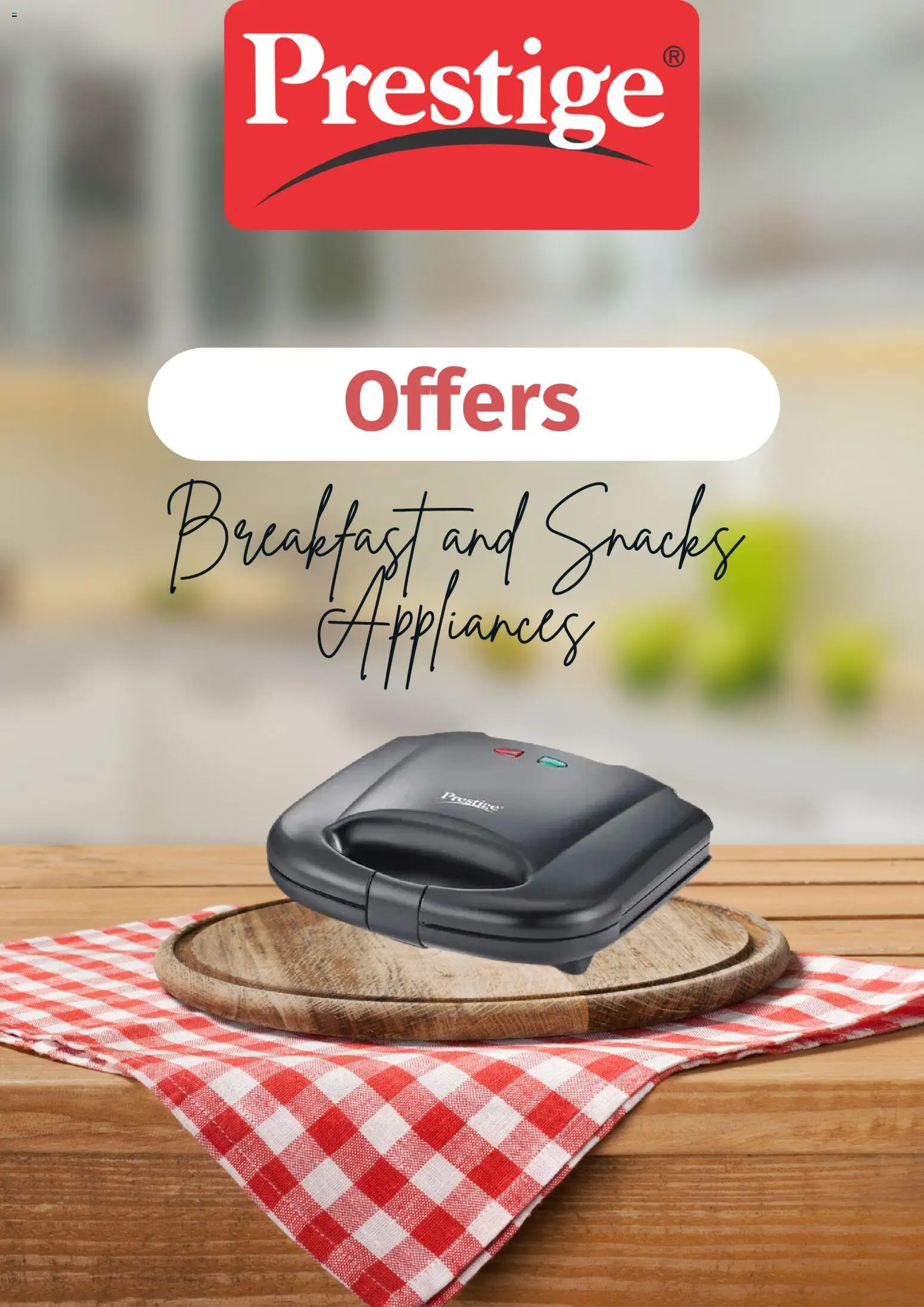 Preview of leaflet Catalogue from store Prestige is valid from 03/11/2025