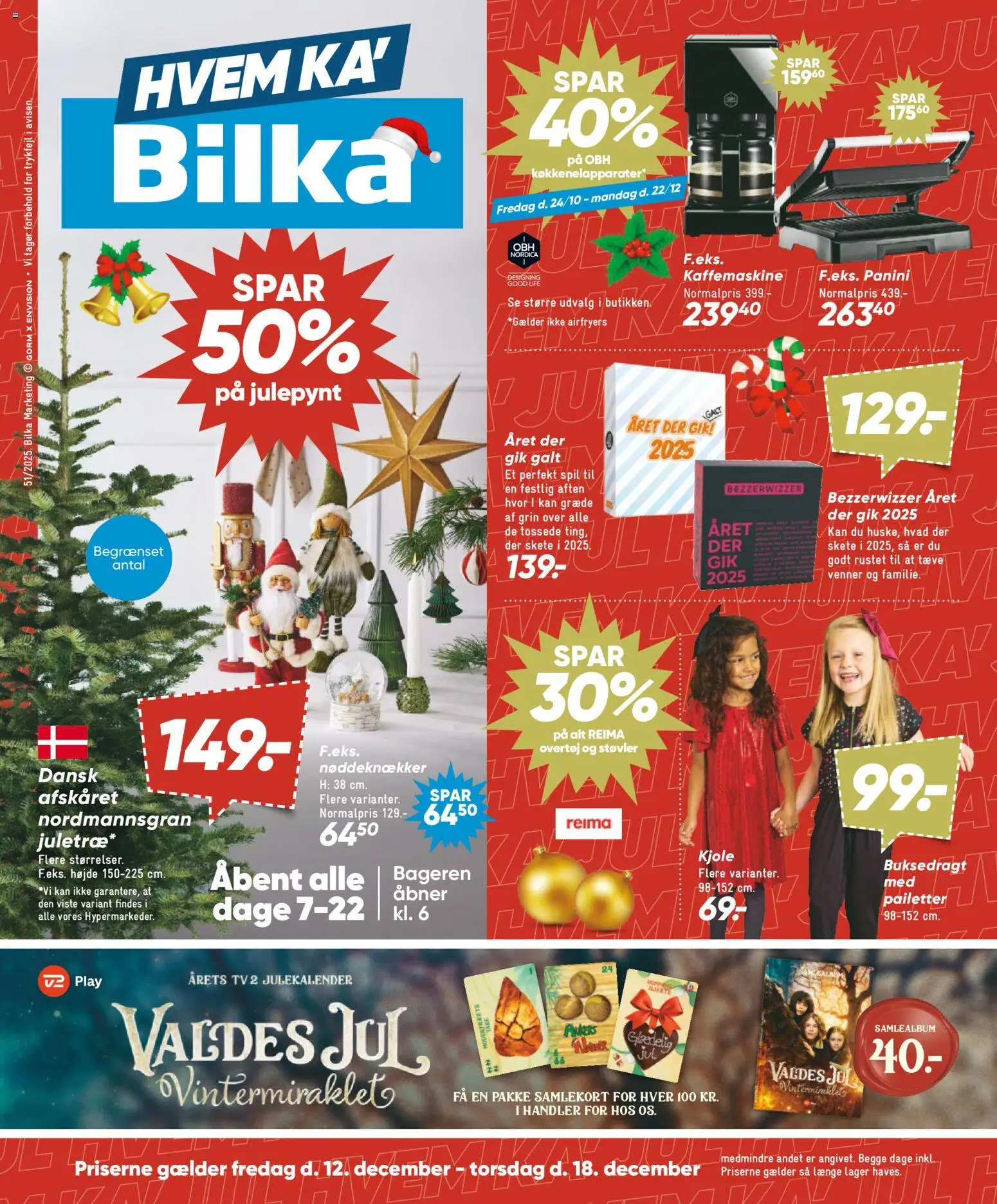 Eksempel på tilbudsavis Nonfood fra butik Bilka gyldig fra 12/12/2025
