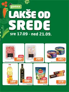 Pregled Gomex kataloga - važi od 17.09.2025