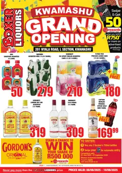 Preview of Boxer flyer valid from 08/08/2025