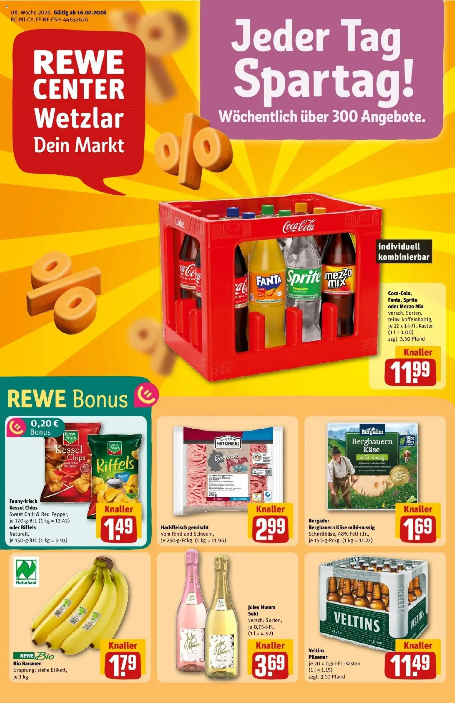 Vorschau von dem Prospekt des Geschäftes Rewe, gültig ab dem 16.02.2026