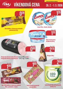 Náhľad CBA Verex letáku platného od 26.02.2026