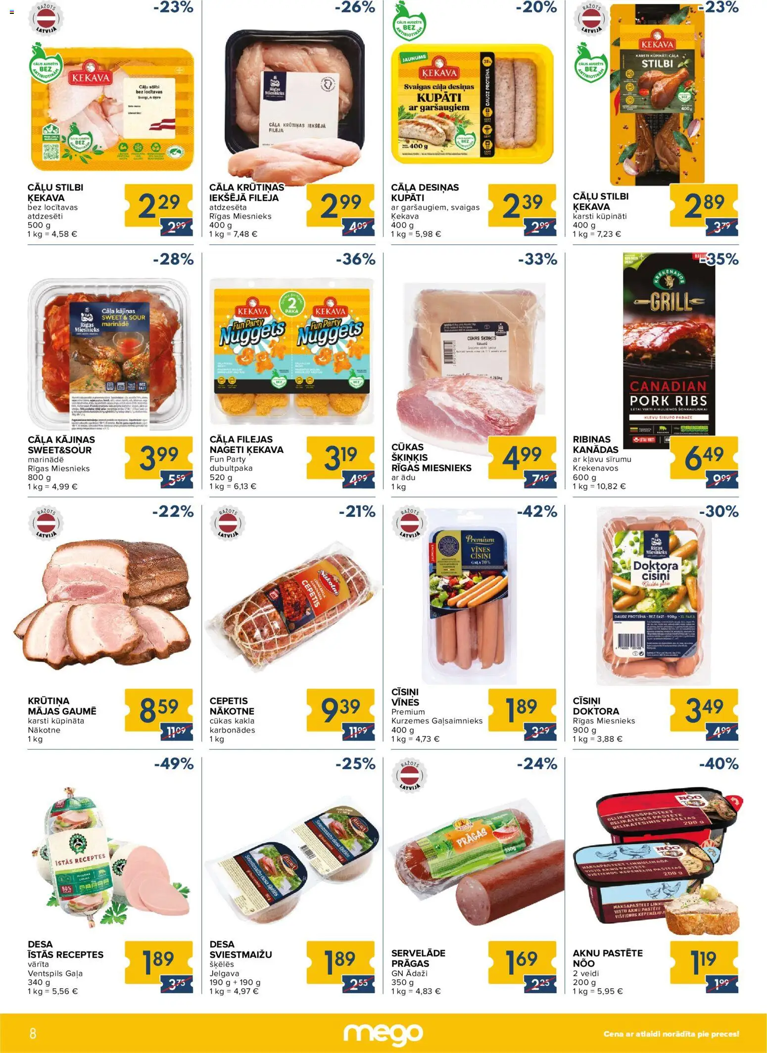 Skatīt Mego akciju bukletu, derīgs no 2025.12.08