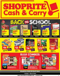 Preview of Shoprite flyer valid from 22/12/2025