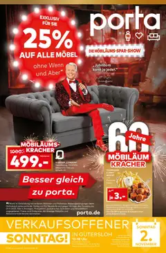 Vorschau von dem Prospekt des Geschäftes Porta!, gültig ab dem 27.10.2025