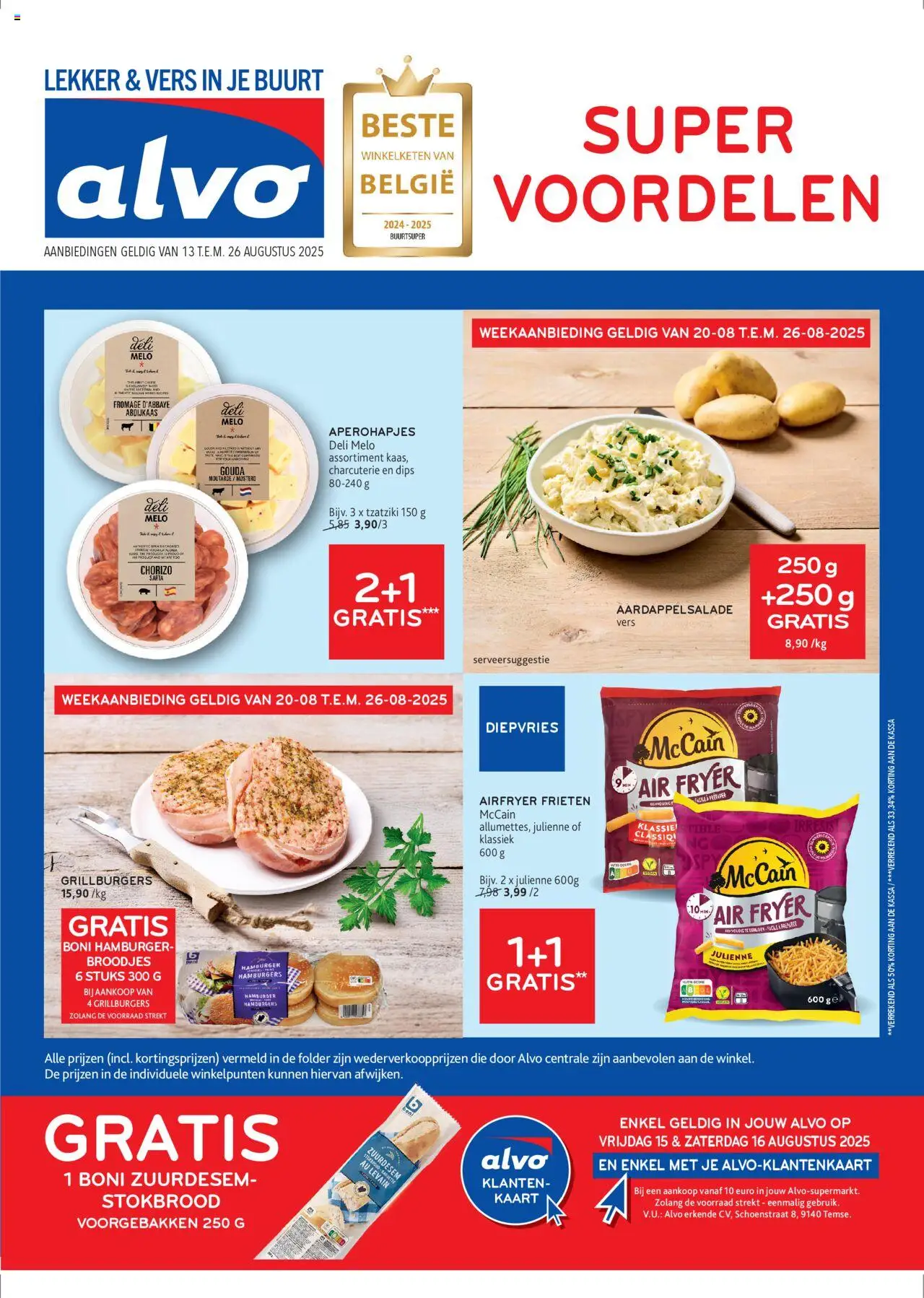 Alvo shop Folder geldig vanaf 13/08/2025 - Paginanummer 1
