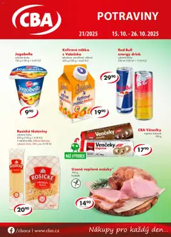 Náhled nabídky: CBA Leták platný od 15.10.2025