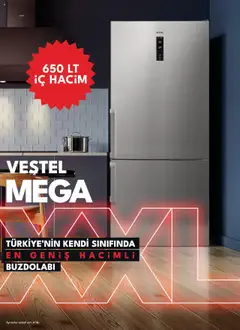 Vestel Beyaz Eşyalar Katalog 03.06.2025 - Broşürünün önizlemesi | Strana: 22