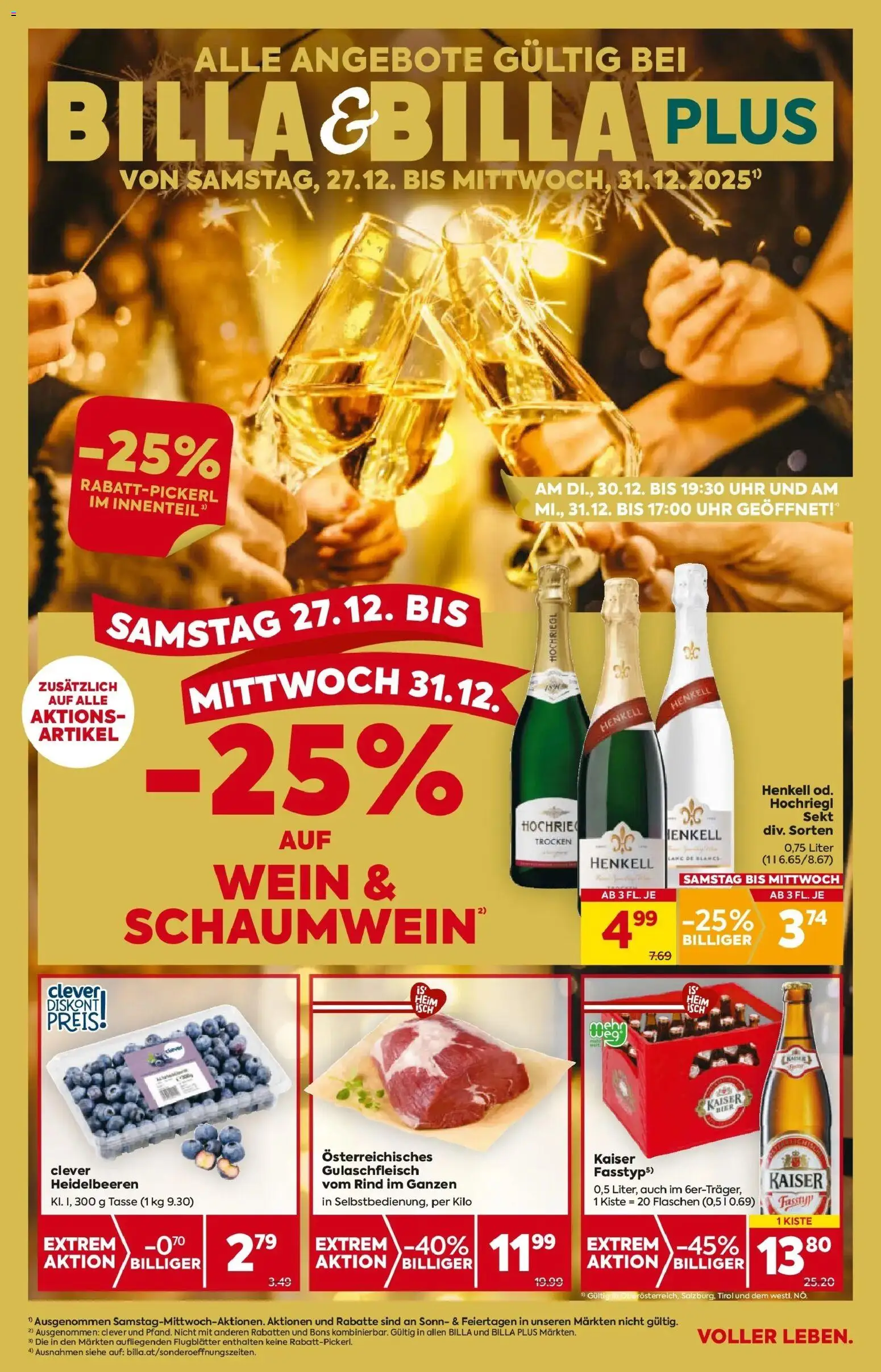 Vorschau der Angebote: Billa Amstetten, Neufurth gültig ab 27.12.2025