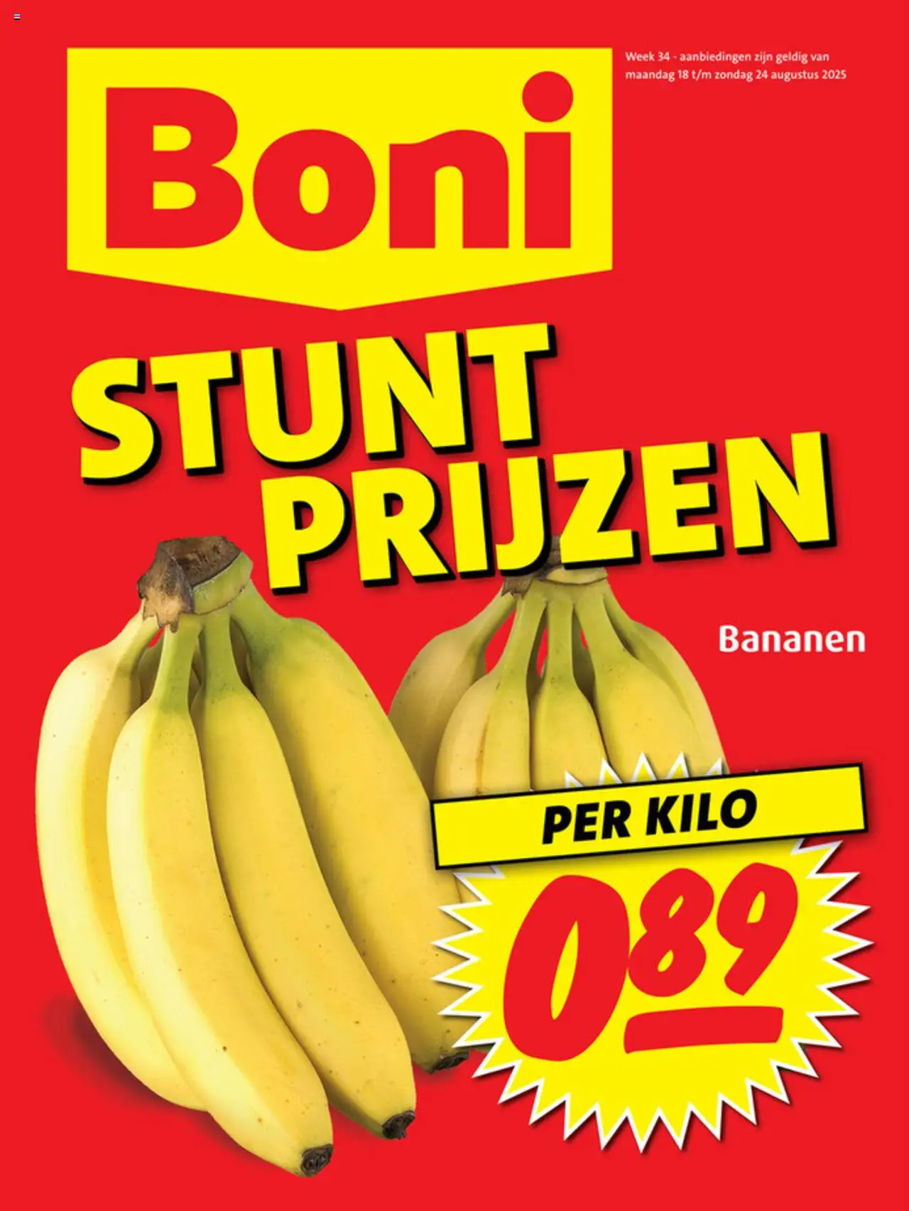 Boni shop Folder week 34 geldig vanaf 18-08-2025 - Paginanummer 1
