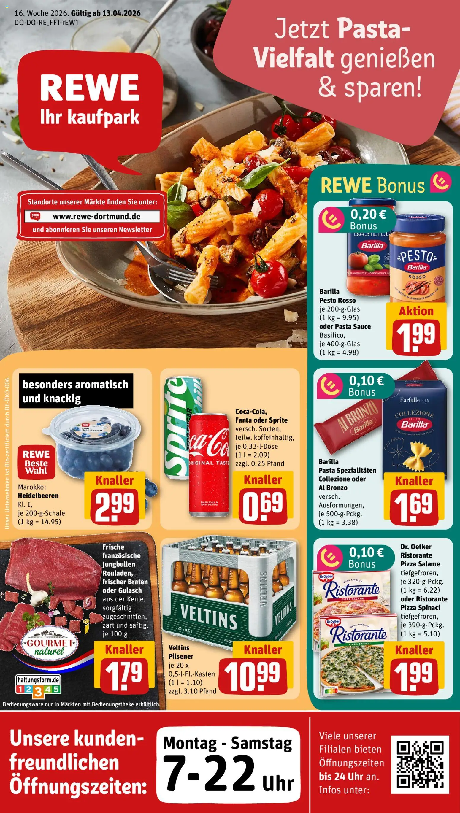 Vorschau von dem Prospekt des Geschäftes Rewe ihr Kaufpark, gültig ab dem 13.04.2026