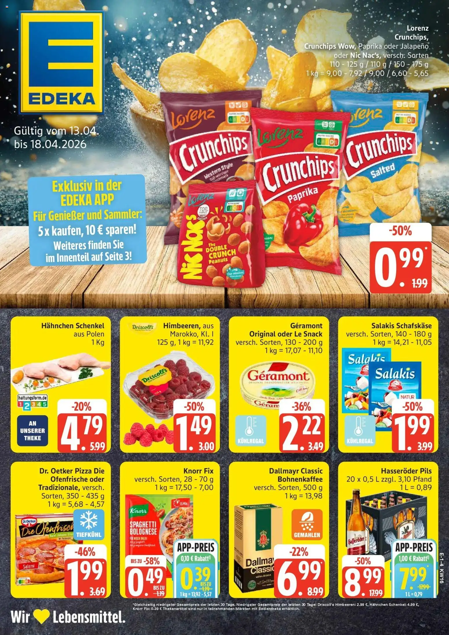 Vorschau von dem Prospekt des Geschäftes Edeka, gültig ab dem 13.04.2026