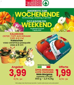 Anteprima dell'opuscolo Eurospar volantino Weekend dal negozio Eurospar valido da 02/04/2026