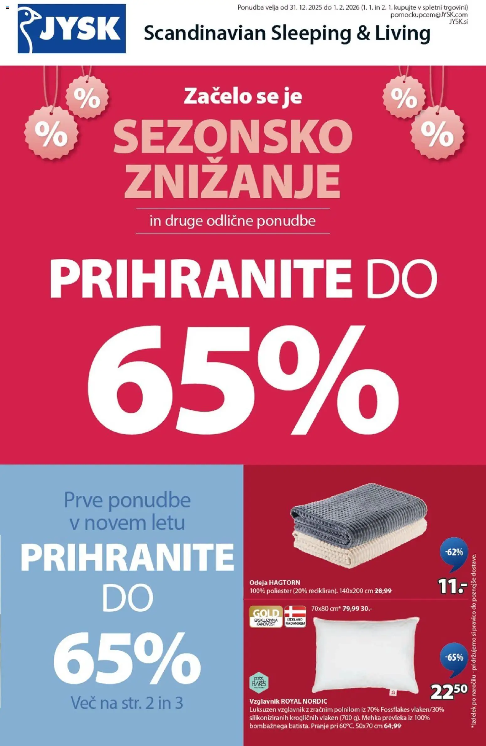 Predogled kataloga iz trgovine JYSK veljaven od 31.12.2025