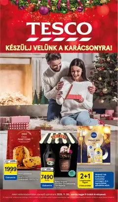 Tesco - Karácsonyi katalógus megtekintése, amely érvényes 2025.11.06.-től