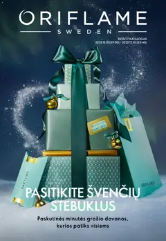 Oriflame parduotuvės leidinio Katalogas 17 2025 galiojančio nuo 2025.12.10 peržiūra