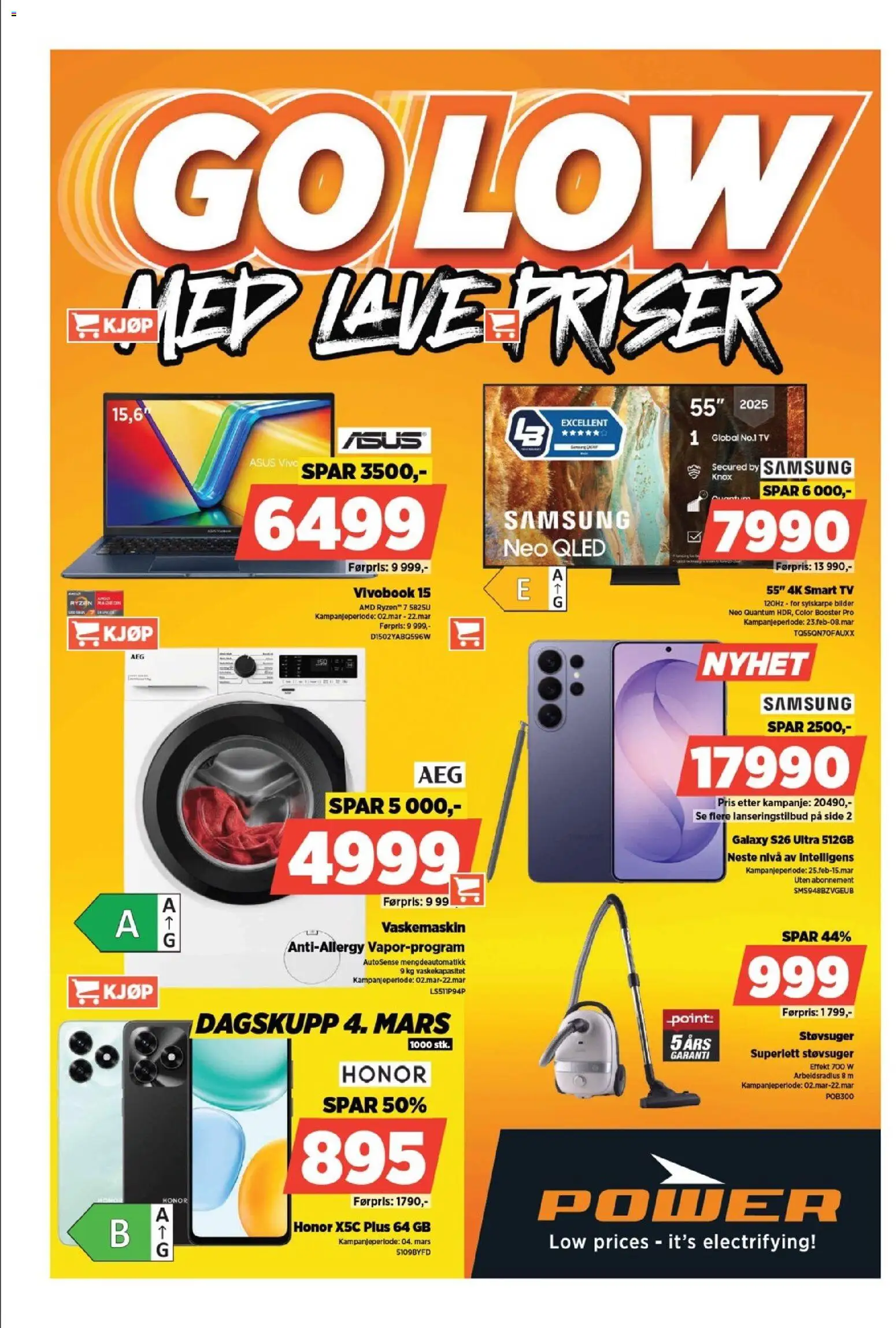 Forhåndsvis Power kundeavis fra butikk Power gyldig fra 02/03/2026
